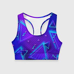 Женский спортивный топ Neon Pattern colored