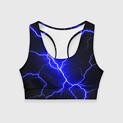 Женский спортивный топ Color blue black