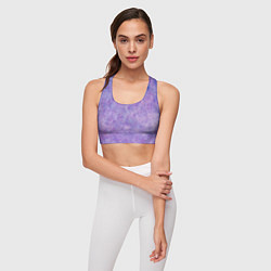 Топик спортивный женский Фиолетовый свет фонаря, цвет: 3D-принт — фото 2