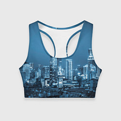 Топик спортивный женский City, цвет: 3D-принт