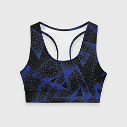 Женский спортивный топ Triangles with dots