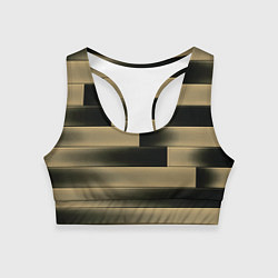 Женский спортивный топ Color yellow square