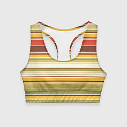 Женский спортивный топ Горизонтальные полосы