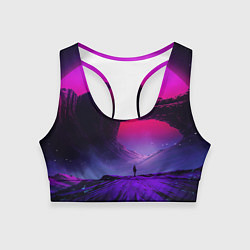 Женский спортивный топ A Journey on the planet