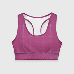 Женский спортивный топ Color pink stripes