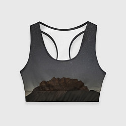 Женский спортивный топ Массив Метеген под звездами