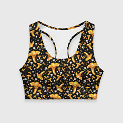 Женский спортивный топ Грибной дождик