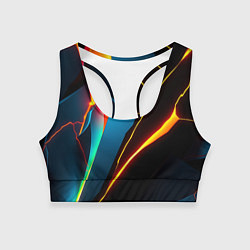 Женский спортивный топ Multicoloured neon