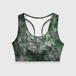 Женский спортивный топ Абстракция - acid boom