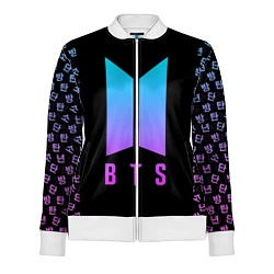 Олимпийка женская BTS: Neon Night, цвет: 3D-белый