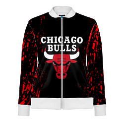 Олимпийка женская CHICAGO BULLS, цвет: 3D-белый