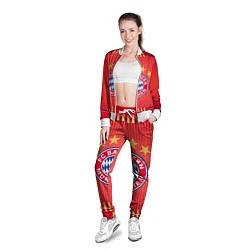 Олимпийка женская BAYERN MUNCHEN, цвет: 3D-белый — фото 2