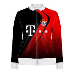 Олимпийка женская FC Bayern Munchen Форма, цвет: 3D-белый