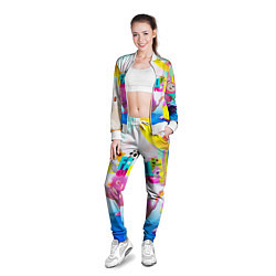 Олимпийка женская FALL GAYS ФОЛЛ ГАЙС, цвет: 3D-белый — фото 2