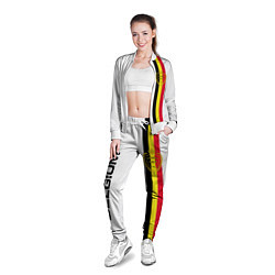 Олимпийка женская СБОРНАЯ БЕЛЬГИИ, цвет: 3D-белый — фото 2