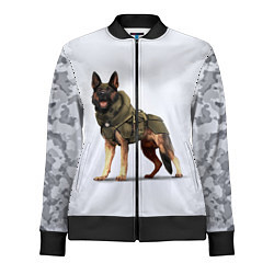 Олимпийка женская Служебная собака К9 K9, цвет: 3D-черный