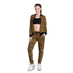 Олимпийка женская Леопард Leopard, цвет: 3D-черный — фото 2