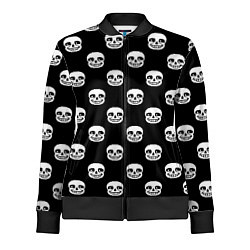 Женская олимпийка UNDERTALE SANS SKULL FACE PATTERN УЗОР