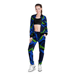 Олимпийка женская Паутина 3D 2022, цвет: 3D-черный — фото 2