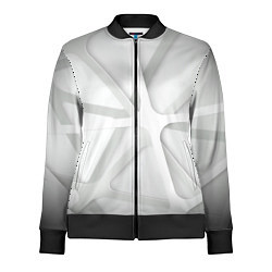 Олимпийка женская Паутина Белая 3D 2022, цвет: 3D-черный