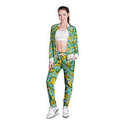 Олимпийка женская Banana pattern Summer Fashion 2022, цвет: 3D-белый — фото 2