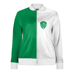 Женская олимпийка ФК Ахмат бело-зеленая форма