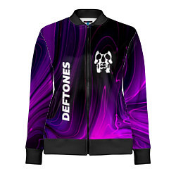 Олимпийка женская Deftones violet plasma, цвет: 3D-черный