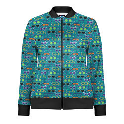 Олимпийка женская Очки разноцветные поп арт, цвет: 3D-черный