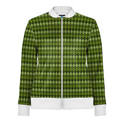 Женская олимпийка Милитари ромб с полоской