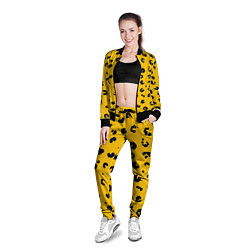 Олимпийка женская Леопардик, цвет: 3D-черный — фото 2