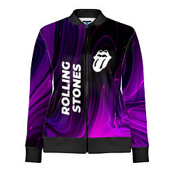Олимпийка женская Rolling Stones violet plasma, цвет: 3D-черный