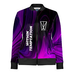 Женская олимпийка Within Temptation violet plasma