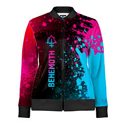 Олимпийка женская Behemoth - neon gradient: по-вертикали, цвет: 3D-черный