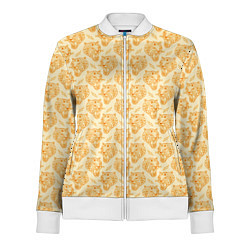 Олимпийка женская Рычания тигра, цвет: 3D-белый