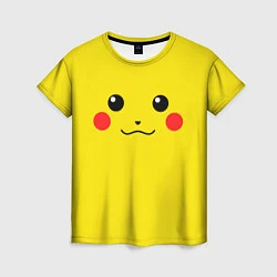 Футболка женская Happy Pikachu, цвет: 3D-принт
