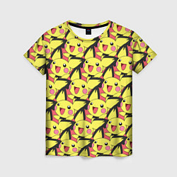 Женская футболка Pikachu