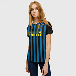 Футболка женская Inter FC: Pirelli, цвет: 3D-принт — фото 2