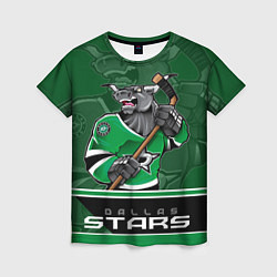 Футболка женская Dallas Stars, цвет: 3D-принт