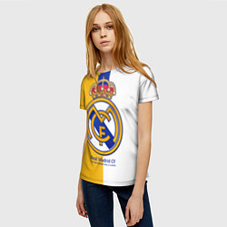Футболка женская Real Madrid CF, цвет: 3D-принт — фото 2