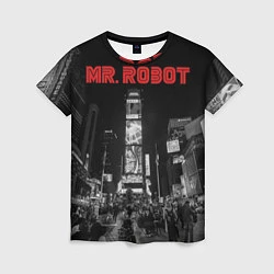 Футболка женская Mr. Robot City, цвет: 3D-принт