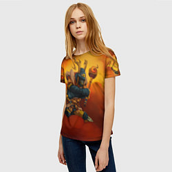 Футболка женская Шадоу Шаман, цвет: 3D-принт — фото 2