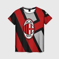 Футболка женская Milan FC 1899, цвет: 3D-принт