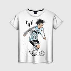 Футболка женская Messi Young, цвет: 3D-принт