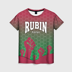 Футболка женская Rubin Kazan, цвет: 3D-принт