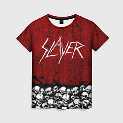 Футболка женская Slayer Red, цвет: 3D-принт