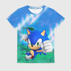 Футболка женская Sonic Boom, цвет: 3D-принт