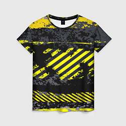 Футболка женская Grunge Line, цвет: 3D-принт