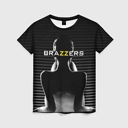 Футболка женская Brazzers - контрсвет, цвет: 3D-принт