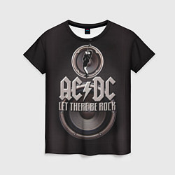 Женская футболка AC/DC: Let there be rock