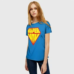 Футболка женская Супермама, цвет: 3D-принт — фото 2